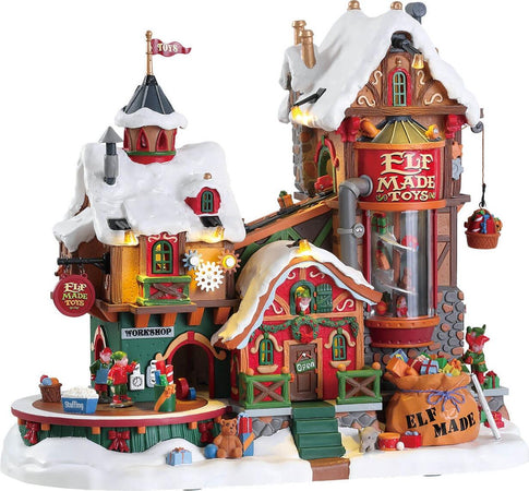 Fabbrica degli elfi di Babbo Natale per villaggio natalizio decorazione con animazioni Casa e cucina/Decorazioni per interni/Addobbi e decorazioni per ricorrenze/Decorazioni natalizie/Oggettistica MagiediNatale.it - Altamura, Commerciovirtuoso.it