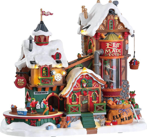 Fabbrica degli elfi di Babbo Natale per villaggio natalizio decorazione con animazioni Casa e cucina/Decorazioni per interni/Addobbi e decorazioni per ricorrenze/Decorazioni natalizie/Oggettistica MagiediNatale.it - Altamura, Commerciovirtuoso.it