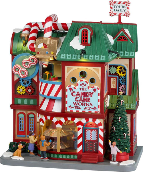 Fabbrica di caramelle per villaggio natalizio decorazione con luci e suoni in poliresina Casa e cucina/Decorazioni per interni/Addobbi e decorazioni per ricorrenze/Decorazioni natalizie/Oggettistica MagiediNatale.it - Altamura, Commerciovirtuoso.it