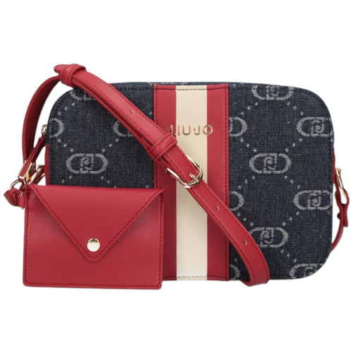 Liu Jo borsa a tracolla camera case blu denim linea Manhattan AA5159D3200 Borse Liu Jo
