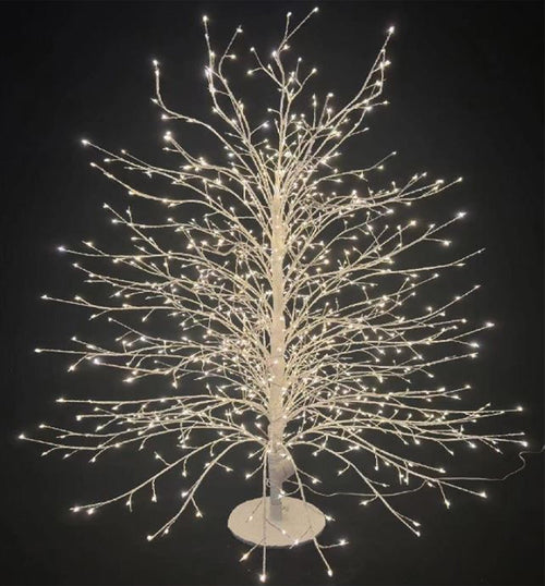 Albero luminoso con rami a microled luce calda da interno ed esterno