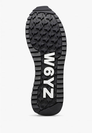 W6yz scarpe donna Home YAK-W. - Sneakers in tessuto tecnico e suede - Marrone-Nero. 2016528421D33