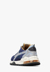 W6yz scarpe uomo BREEZE 3-M. - Sneakers in tessuto tecnico e suede - Navy 2018612103C52