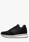 W6yz scarpe donna  JET-W. - Sneakers in suede e tessuto tecnico - Nero 2018635151A01