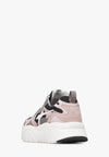 W6yz scarpe donna MIA-W. - Sneakers in suede e tessuto tecnico - Rosa-Grigio 2019468011B67