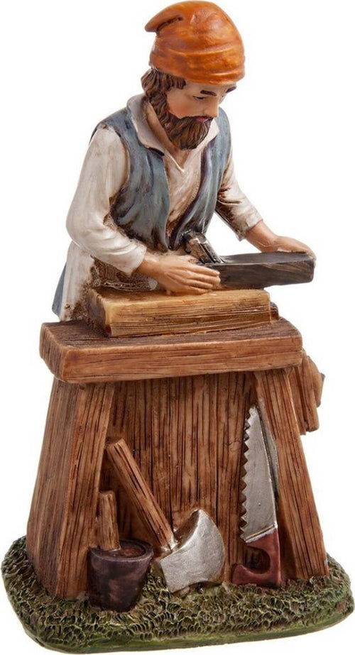 Falegname in poliresina personaggio per presepe h 16 cm Casa e cucina/Decorazioni per interni/Addobbi e decorazioni per ricorrenze/Decorazioni natalizie/Presepi/Statuine e fondali per il presepe MagiediNatale.it - Altamura, Commerciovirtuoso.it