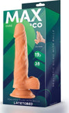 Fallo Realistico Color Carne Max & Co Zane Con Ventosa E Testicoli 19,5 cm Salute e cura della persona/Erotismo e contraccezione/Sex toys/Dildo/Dildo realistici Kondorama - Martinsicuro, Commerciovirtuoso.it