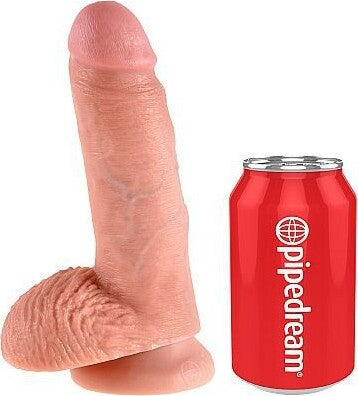 Fallo Realistico con Ventosa King Cock con Testicoli 17cm in PVC Color Carne non Vibrante Salute e cura della persona/Erotismo e contraccezione/Sex toys/Dildo/Dildo realistici Kondorama - Martinsicuro, Commerciovirtuoso.it