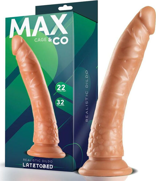 Fallo Realistico Flessibile Max & Co Cage Morbido Anale Vaginale con Ventosa 22 Cm Salute e cura della persona/Erotismo e contraccezione/Sex toys/Dildo/Dildo realistici Kondorama - Martinsicuro, Commerciovirtuoso.it
