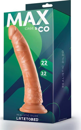 Fallo Realistico Flessibile Max & Co Cage Morbido Anale Vaginale con Ventosa 22 Cm Salute e cura della persona/Erotismo e contraccezione/Sex toys/Dildo/Dildo realistici Kondorama - Martinsicuro, Commerciovirtuoso.it