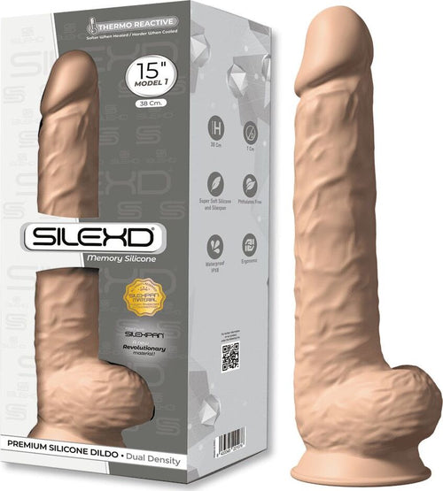 Fallo Realistico Gigante Non Vibrante in Silicone Memory Termoreattivo 38 Cm Silexd Con Ventosa Salute e cura della persona/Erotismo e contraccezione/Sex toys/Dildo/Dildo realistici Kondorama - Martinsicuro, Commerciovirtuoso.it