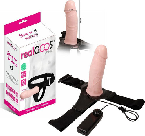 Fallo Realistico Indossabile Cavo per Lui Strap On Da Uomo Vibrante In Morbido TPR Realgoos® con Telecomando, Vibrante Salute e cura della persona/Erotismo e contraccezione/Sex toys/Strap-on Kondorama - Martinsicuro, Commerciovirtuoso.it