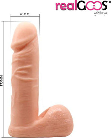Fallo Realistico Indossabile per lei Strap On da Donna Non Vibrante in Morbido TPR 175 x 43 mm Realgoos® Salute e cura della persona/Erotismo e contraccezione/Sex toys/Strap-on Kondorama - Martinsicuro, Commerciovirtuoso.it