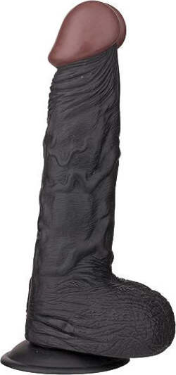 Fallo Realistico Nero in PVC con Ventosa Non Vibrante Hoodlum 9” Cm 23 Nero Salute e cura della persona/Erotismo e contraccezione/Sex toys/Dildo/Dildo realistici Kondorama - Martinsicuro, Commerciovirtuoso.it