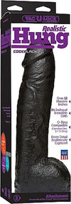 Fallo Realistico Non Vibrante con Testicoli Nero 12” Codeblack Realistic Hung Doc Johnson Salute e cura della persona/Erotismo e contraccezione/Sex toys/Dildo/Dildo realistici Kondorama - Martinsicuro, Commerciovirtuoso.it