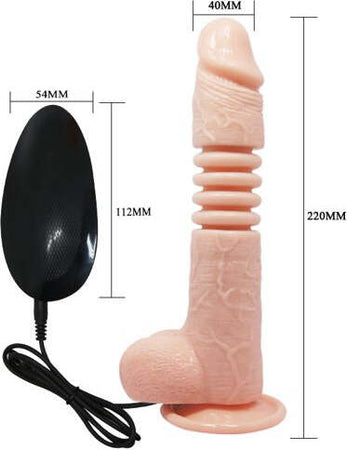 Fallo Realistico Vibrante Realgoos® Rotante Up & Down Con Ventosa E Testicoli In Morbido TPR Color Carne 220 mm Salute e cura della persona/Erotismo e contraccezione/Sex toys/Dildo/Dildo realistici Kondorama - Martinsicuro, Commerciovirtuoso.it