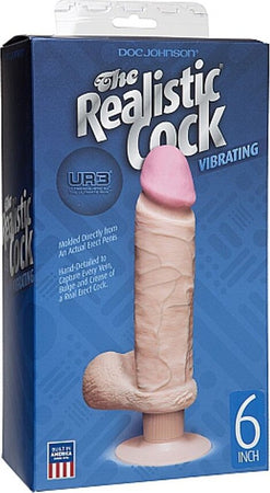 Fallo Realistico Vibrante The Realistic Cock Color Carne a Doppia Densità con Ventosa e Testicoli UR3 -6” Salute e cura della persona/Erotismo e contraccezione/Sex toys/Dildo/Dildo realistici Kondorama - Martinsicuro, Commerciovirtuoso.it