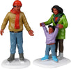 Famiglia sul ghiaccio, personaggi per villaggio di Natale in Resina Casa e cucina/Decorazioni per interni/Addobbi e decorazioni per ricorrenze/Decorazioni natalizie/Oggettistica MagiediNatale.it - Altamura, Commerciovirtuoso.it