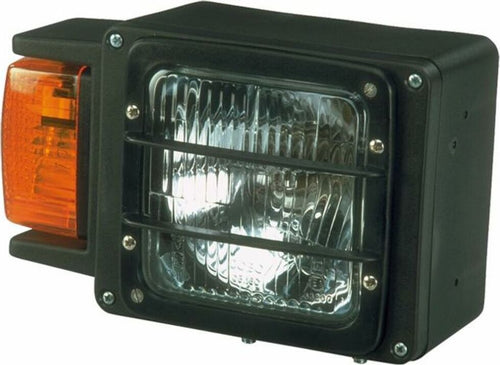 Fanale sinistro asimmetrico con freccia 4 modalità omologato con lampadine Confezione da 1pz