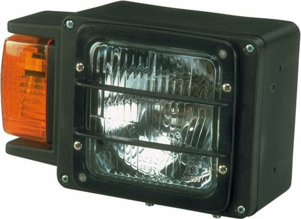 Fanale sinistro asimmetrico con freccia 4 modalità omologato con lampadine Confezione da 1pz