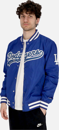 FANATICS-BRANDED-Giubbotto-Bomber-Uomo-Mlb-Sateen-Jacket-Losdod-Original-Team-Colors-da-uomo