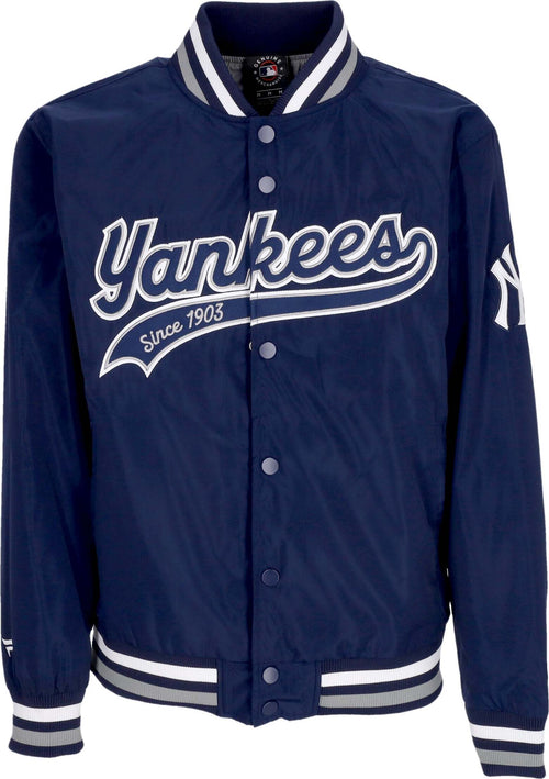 FANATICS-BRANDED-Giubbotto-Bomber-Uomo-Mlb-Sateen-Jacket-Neyyan-Original-Team-Colors-da-uomo