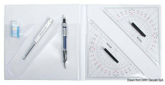 Fara Corredo Patente Nautica Osculati Kit Carteggio Scuola 230 X 215 Mm