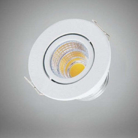 Faretto 1 Led Cob Incasso 3 Watt 270lm Orientabile Luce Calda Fredda Naturale Illuminazione/Illuminazione per interni/Faretti/Faretti da soffitto Trade Shop italia - Napoli, Commerciovirtuoso.it