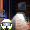 Faretto-10W-Lampada-56-LED-SMD-con-Pannello-Solare-Sensore-Telecomando-Esterno-ip65
