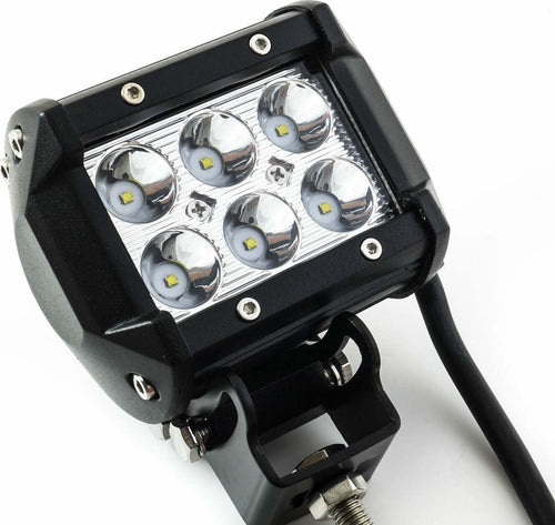 Faretto-18W-6-LED-12V-per-Auto-Jeep-Barca-Luce-6000K-Faro-Universale-IP68