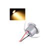 Faretto 1w Led Incasso A Soffitto Ip20 Argento Mini Spot Segnapassi Luce Calda 00267