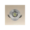 Faretto 1w Led Incasso A Soffitto Ip20 Argento Mini Spot Segnapassi Luce Calda 00267