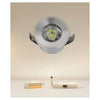 Faretto 1w Led Incasso A Soffitto Ip20 Argento Mini Spot Segnapassi Luce Naturale 00250