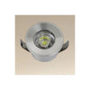 Faretto 1w Led Incasso A Soffitto Ip20 Argento Mini Spot Segnapassi Luce Naturale 00250