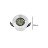 Faretto 1w Led Incasso A Soffitto Ip20 Bianco Mini Spot Segnapassi Luce Calda 00229