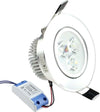FARETTO 3 LED 3 W AD INCASSO CON ALETTE A MOLLA ROTONDO LUCE FREDDA O CALDA  Trade Shop italia - Napoli, Commerciovirtuoso.it