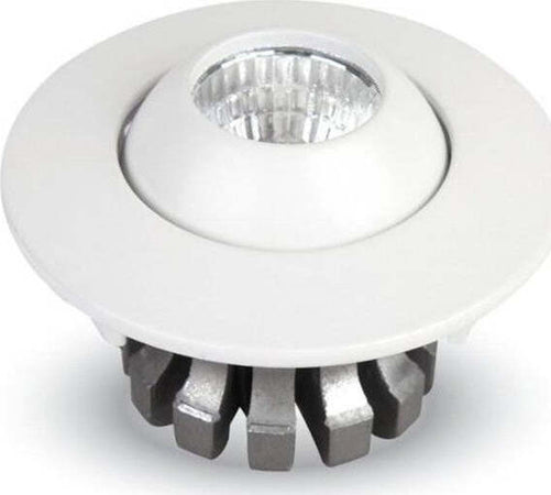 Faretto-3w-Orientabile-Tondo-Da-Incasso-Bianco-Lucido-Con-Alette-Per-Cartongesso
