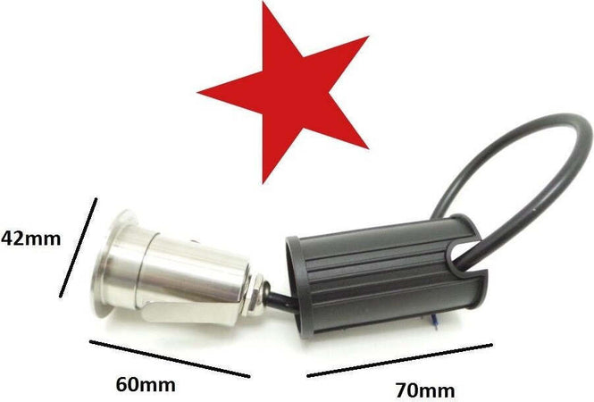 FARETTO-3W-segnapasso-calpestabile-LED-12V-COB-60°-impermeabile-ip68-100LM