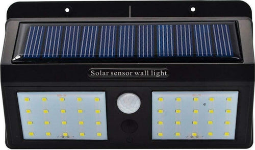 Faretto 40 LED Pannello Solare Ricaricabile Sensore Movimento ip65 Illuminazione/Illuminazione per esterni/Proiettori Zencoccostore - Formia, Commerciovirtuoso.it