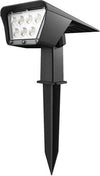 Faretto-7-Led-Luce-Calda-Picchetto-Da-Terra-Pannello-Solare-Lampada-A-Muro-Ip65