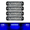 faretto Lampeggiante Led Blu Strobo 18W Emergenza Luci Tuning Soccorso 12-24V