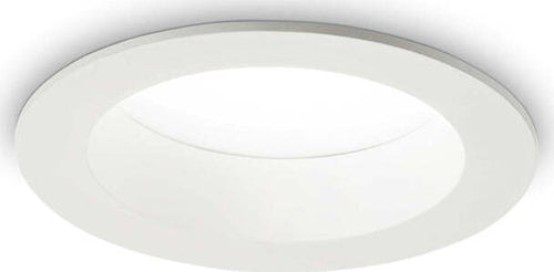 Faretto-A-Incasso-Basic-Fi-Alluminio-Bianco-Led-10W-3000K-D10,3Cm