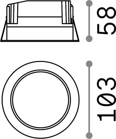 Faretto-A-Incasso-Basic-Fi-Alluminio-Bianco-Led-10W-4000K-D10,3Cm