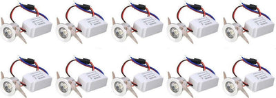 10x Faretto Led 1w Punto Luce Segnapasso Ad Incasso Scale Luce Calda Fredda 220v Faretti per interno Trade Shop italia - Napoli, Commerciovirtuoso.it