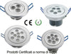 Faretto A Led Da Incasso Luce Calda O Fredda Per Controsoffitte In Cartongesso Illuminazione/Lampadine/Lampadine a LED Trade Shop italia - Napoli, Commerciovirtuoso.it