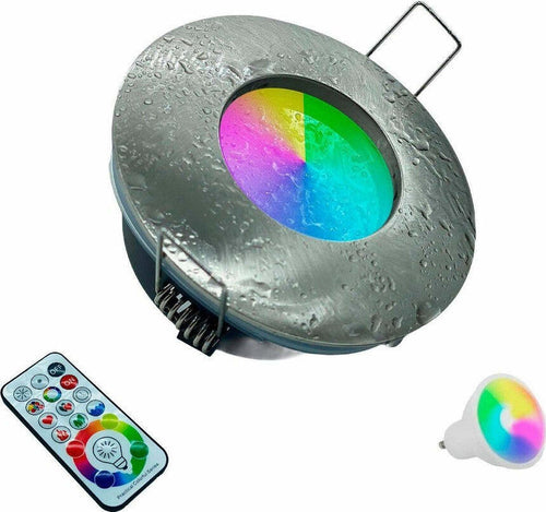 Faretto A Led Da Incasso Per Bagno Box Doccia Lampada Rgbw 10w Gu10 Cromoterapia Casa, arredamento e bricolage > Illuminazione da interno > Faretti per interno Trade Shop italia - Napoli, Commerciovirtuoso.it