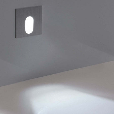 Faretto a parete Egoluce Spoon Quadro