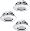 Faretto-Ad-Incasso-Contemporaneo-Pineda-In-Policarbonato-Cromo-3-Luci-Led-4,9W