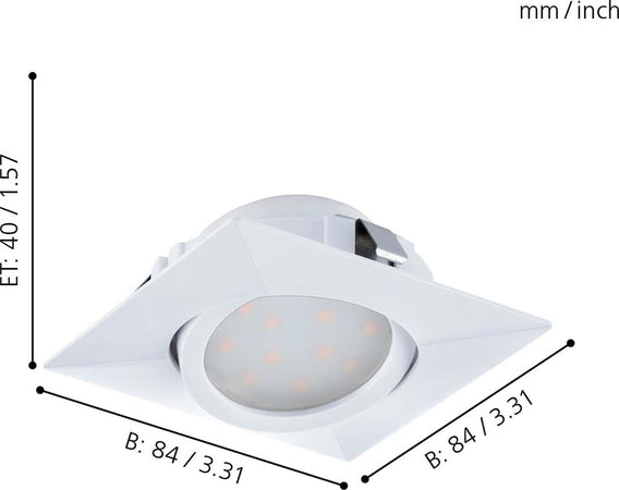Faretto-Ad-Incasso-Contemporaneo-Pineda-Policarbonato-Bianco-3-Led-4,9W