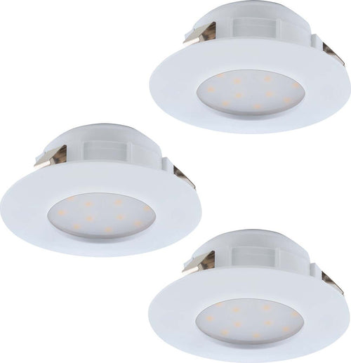 Faretto-Ad-Incasso-Contemporaneo-Pineda-Policarbonato-Bianco-3-Luci-Led-4,9W